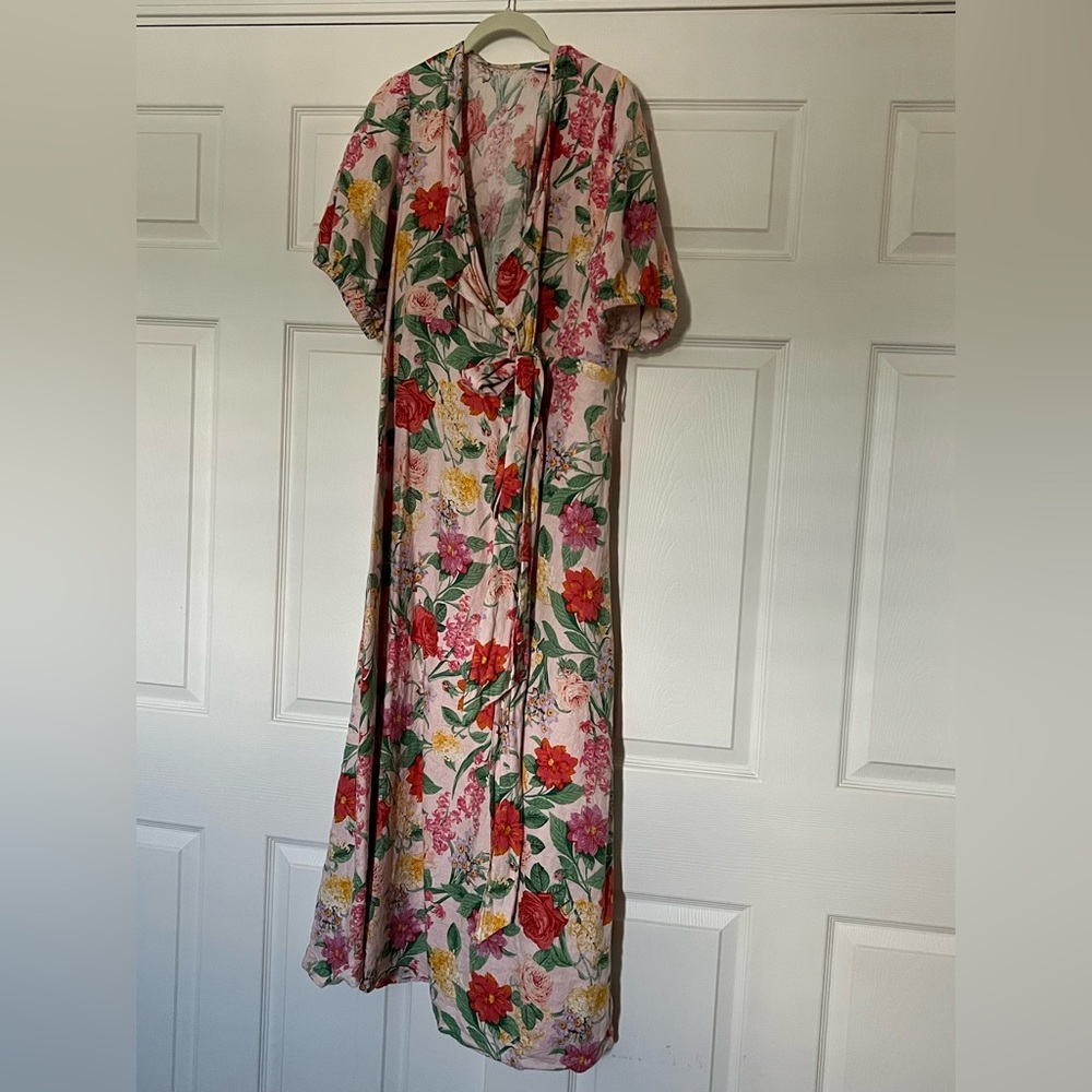 Old navy dress floral XL